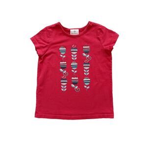 Hanna Andersson Sugar Glitter Art Tee Size 6-7